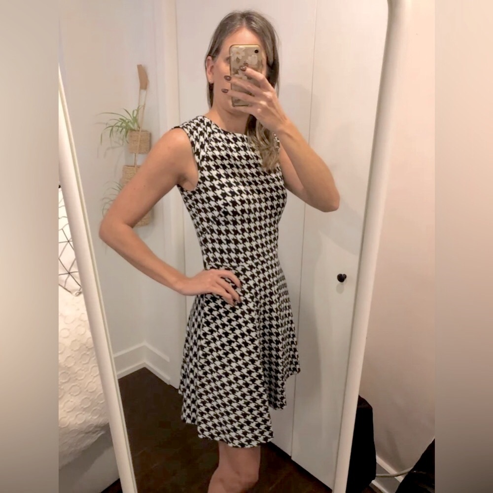 H&M houndstooth dress